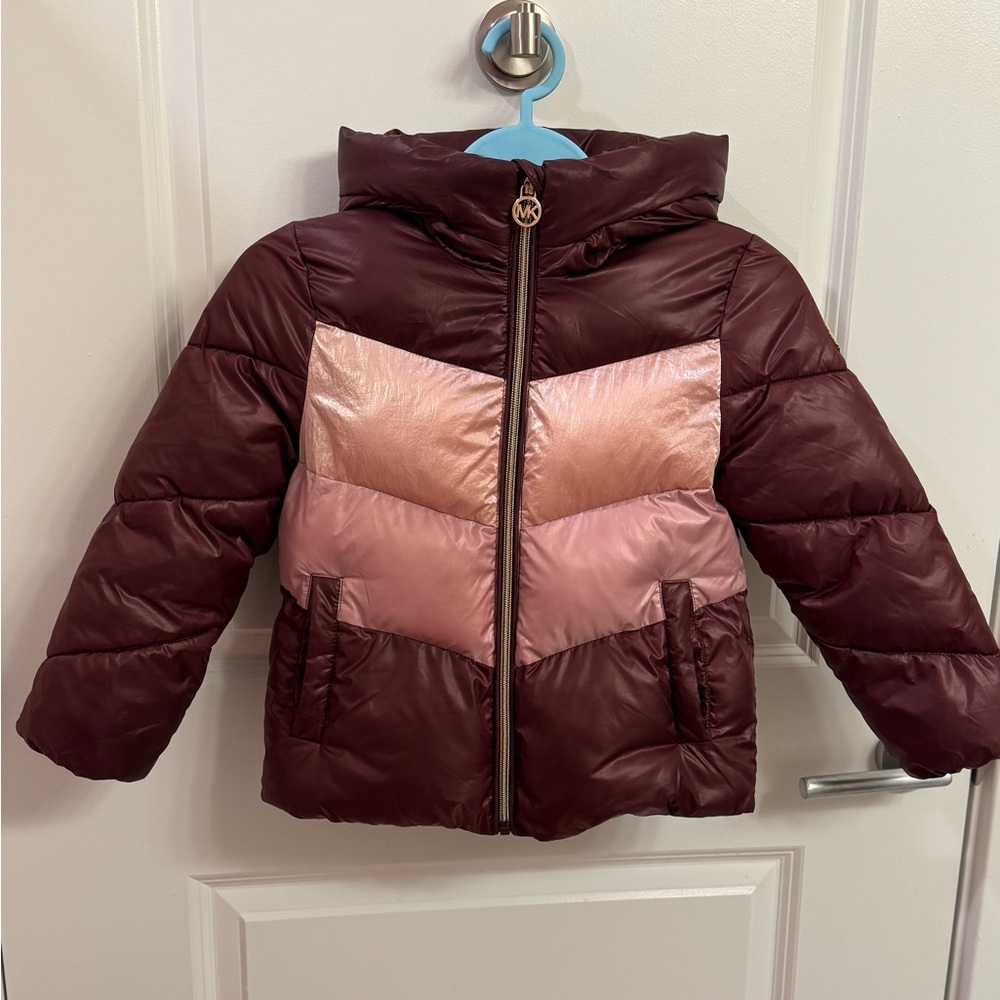 Michael Kors Girl's Colorblock Puffer Jacket